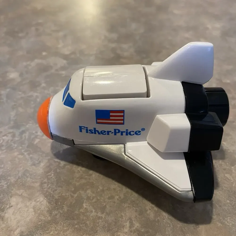 Vtg 1992 Fisher Price Flip Track Space Shuttle Launch Pad Airport Accessory 2315
